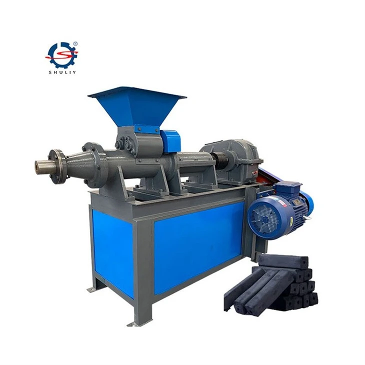 Charcoal briquette extruder machine2