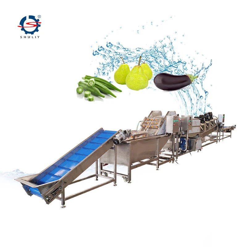 Fruit and vegetable washing production line2