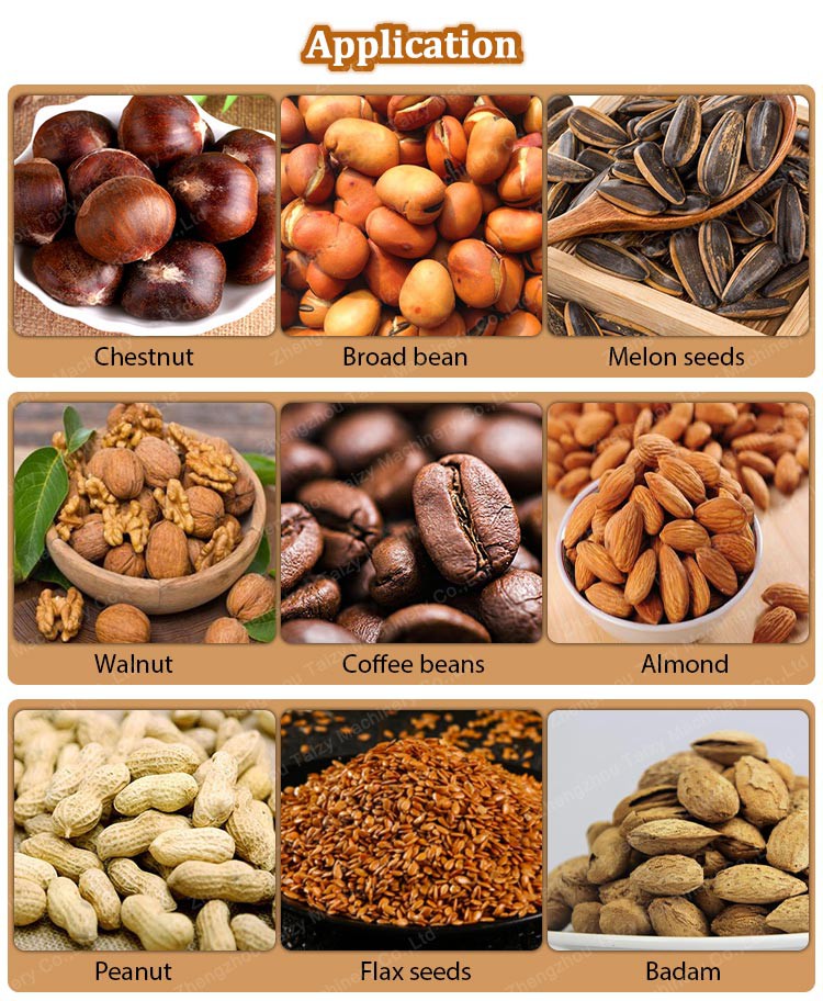 automatic peanut roasting machine automatic peanut roasting machine